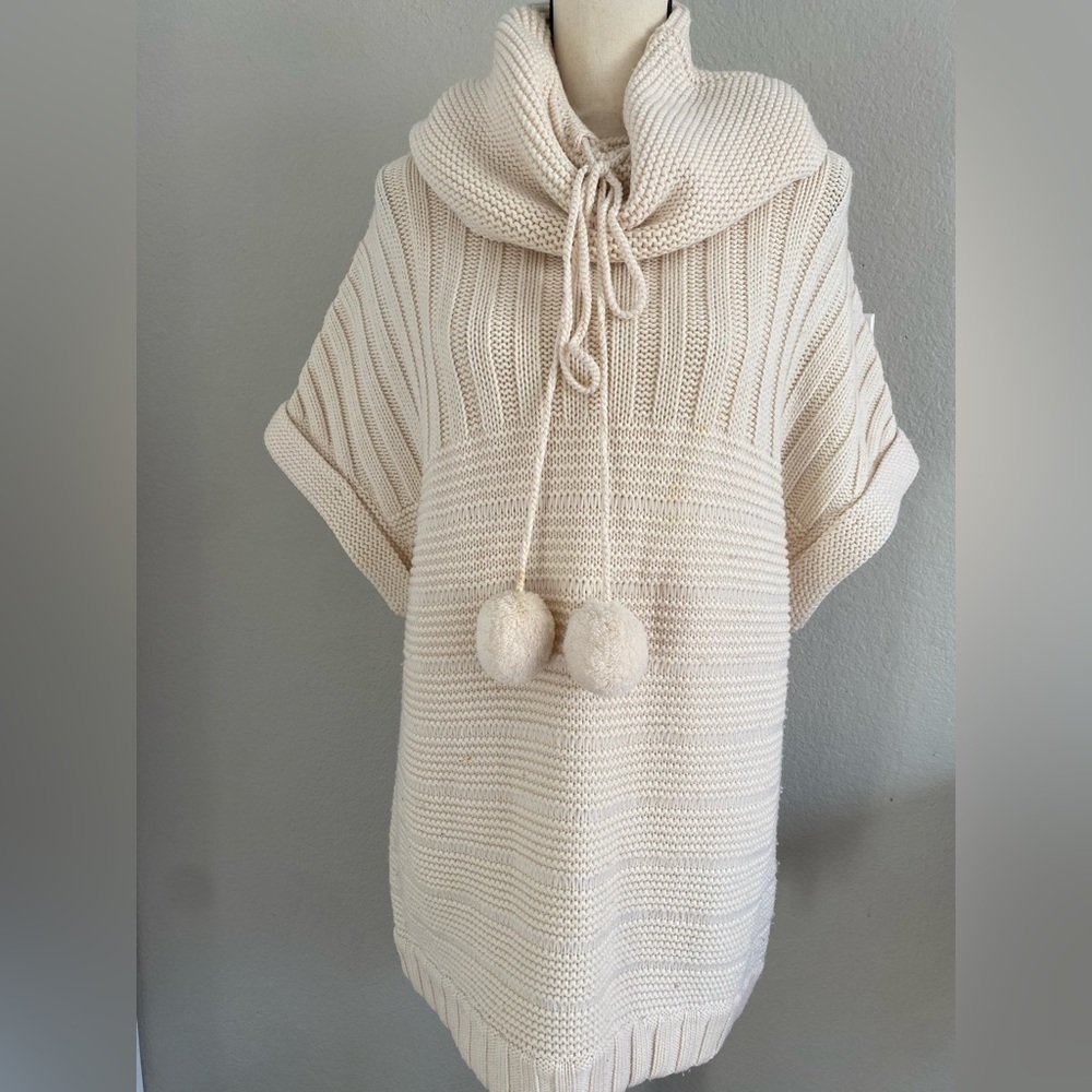 Alice+Olivia 100% Merino Wool Cowl Neck Printed Knit Long Sweater Size Small - Picture 5 of 10